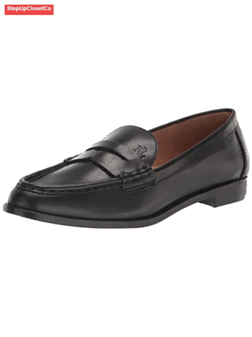 Leather Slip-On Loafers with Padded Insole